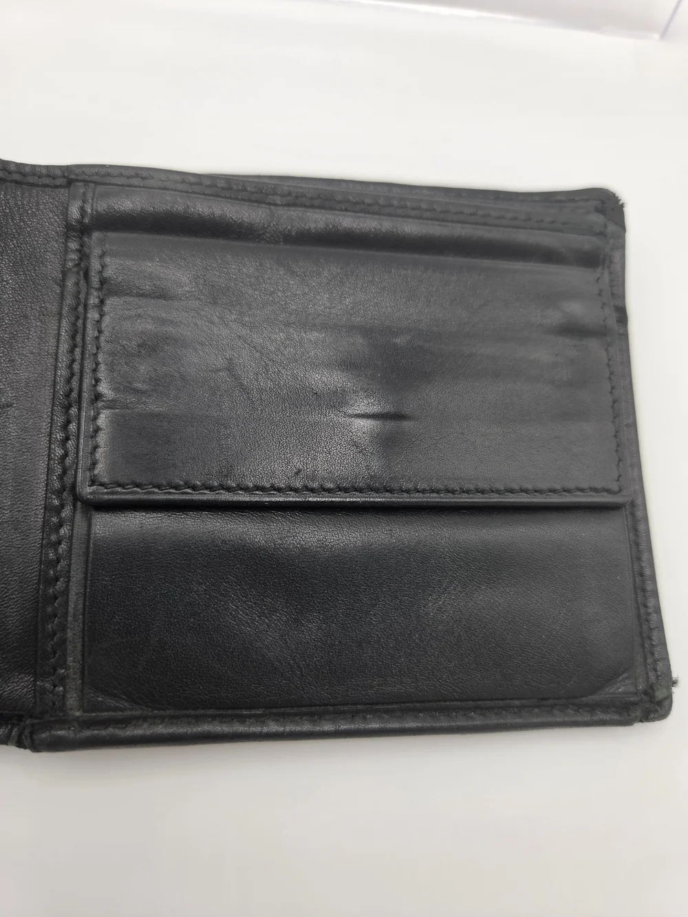 Authentic Gucci Black GG Monogram Canvas Bi-fold Wallet W Box